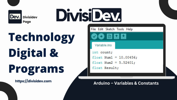 Arduino – Variables & Constants (Panduan Lengkap untuk Pemula)